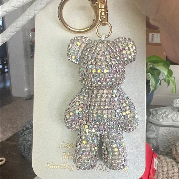 Sparkling Bear Bag Charm - Picture 3 of 3